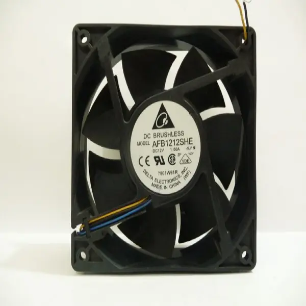 Cooling Fan, AFB1212SHE, DC12V 1.60A, Delta, China 
